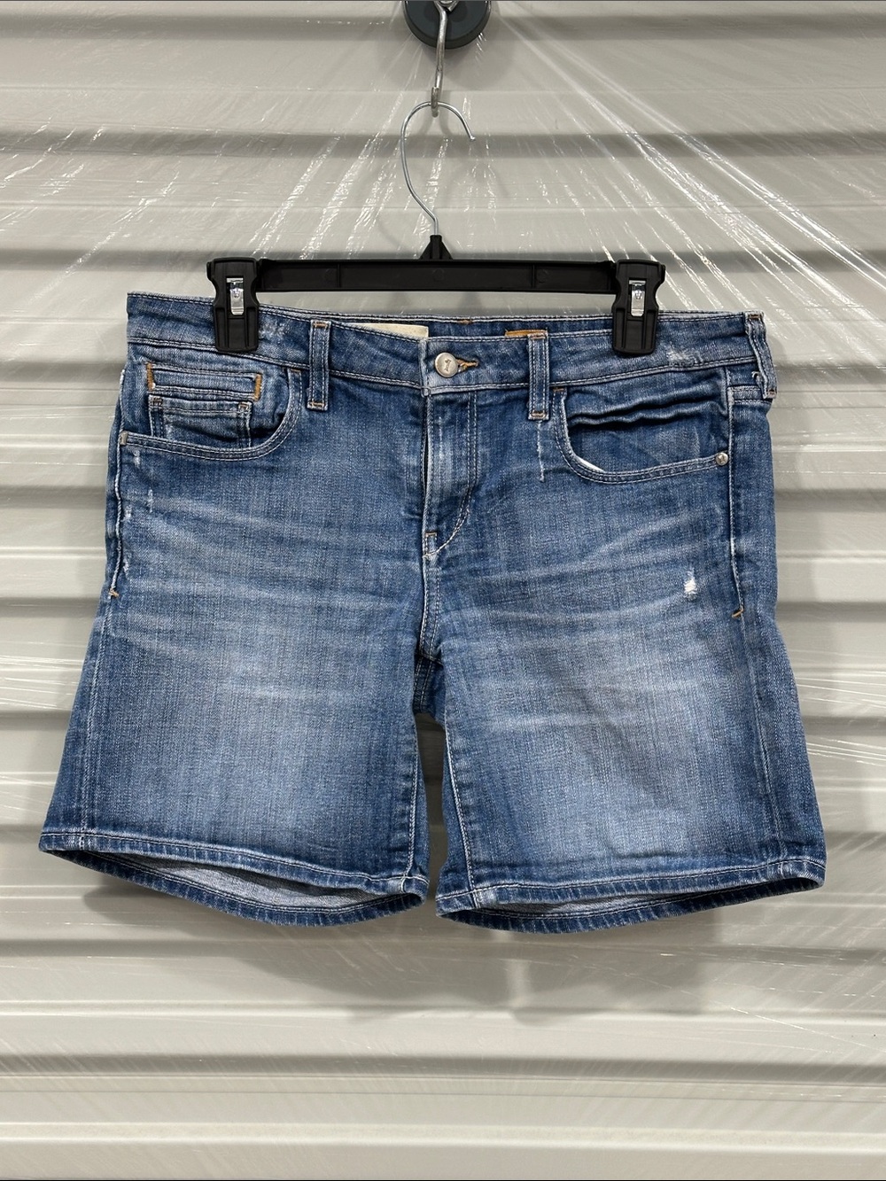 Pilcro and the Letterpress Denim Shorts